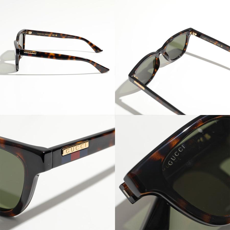 GUCCI グッチ サングラス  メタル/ GG1691   ゴールドカラー×ダークグリーン メンズ / 240001196738 GUCCI（グッチ） サングラス GG1116S メンズ ウェリントン型 アジアン