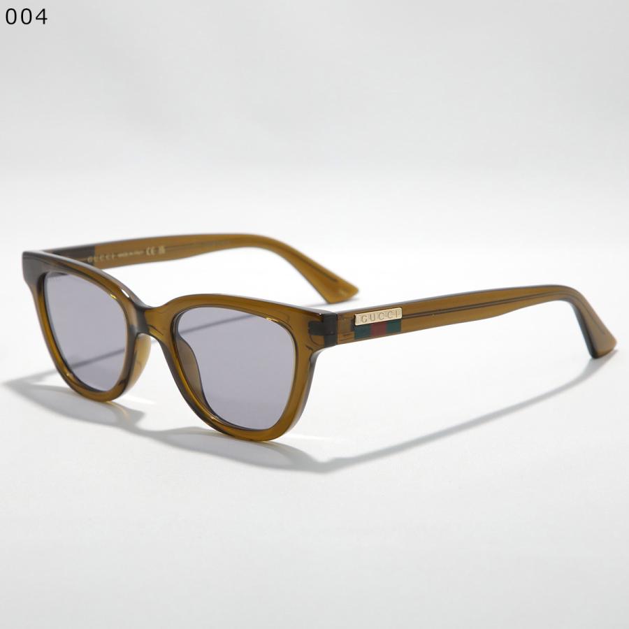 GUCCI グッチ サングラス GG1116S レディース ウェリントン型 アジアンフィット メタルロゴ シェリーライン セルフレーム アイウェア カラー4色の画像