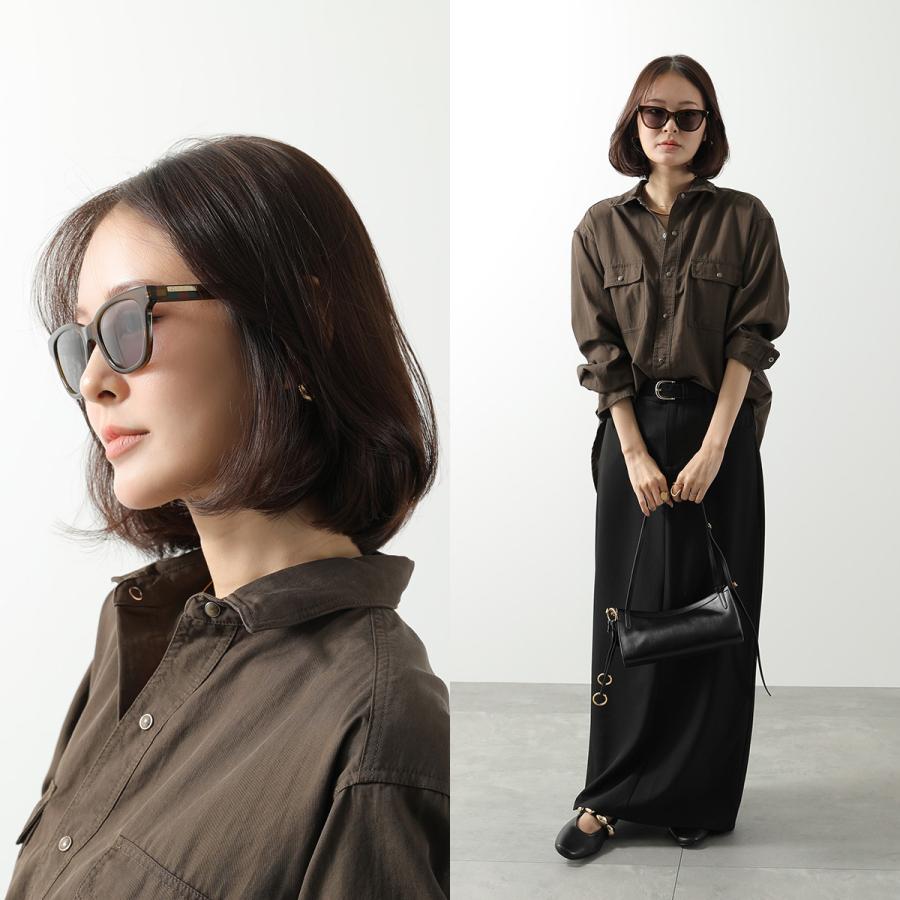 GUCCI グッチ サングラス GG1116S レディース ウェリントン型 アジアンフィット メタルロゴ シェリーライン セルフレーム アイウェア カラー4色の画像