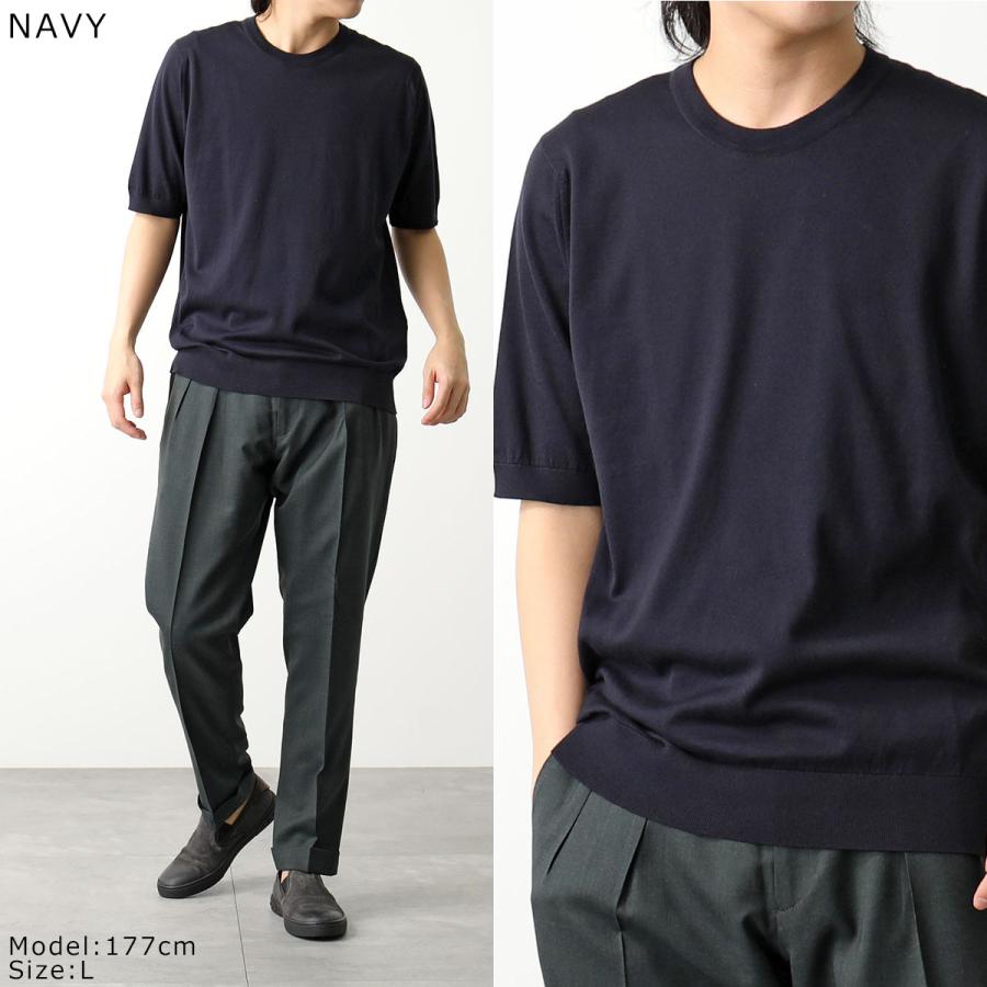 hiroyuji John Smedley 半袖 ニット 新品未使用 JOHN SMEDLEY（ジョンスメドレー） ニットT 半袖 プルオーバー メンズ