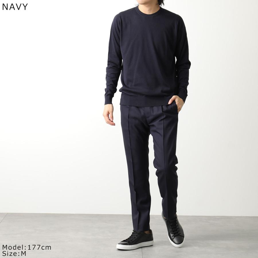 JOHN SMEDLEY ジョンスメドレー セーター ROWLAND ローランド メンズ EASY FIT 30G 長袖 クルーネック コットン ニット カラー5色｜s-musee｜10