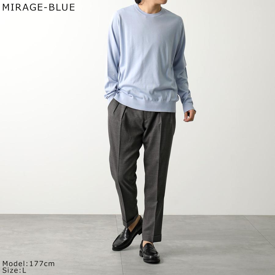 JOHN SMEDLEY ジョンスメドレー セーター ROWLAND ローランド メンズ EASY FIT 30G 長袖 クルーネック コットン ニット カラー5色｜s-musee｜13