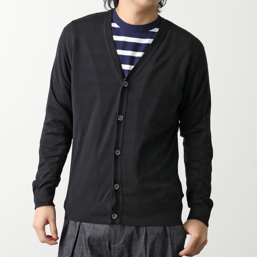 JOHN SMEDLEY ジョンスメドレー カーディガン WISTING ウィスティング メンズ MODERN FIT 30G 長袖 Vネック コットン カラー4色｜s-musee｜07