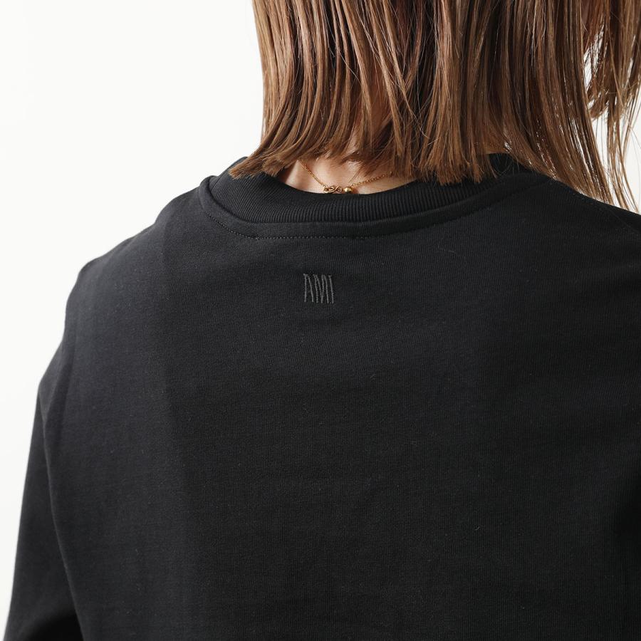 【新品未使用】ami 長袖Tシャツ ホワイト ハート刺繍 Lサイズ AMI Alexandre Mattiussi ami paris アミパリス Tシャツ