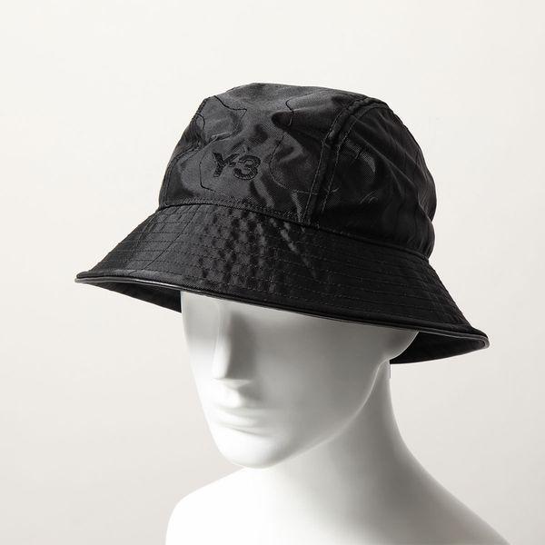 Y-3 ワイスリー バケットハット IS5226 メンズ ナイロン ロゴ刺繍 帽子 BLACK｜s-musee｜03