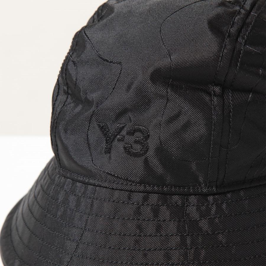 Y-3 ワイスリー バケットハット IS5226 メンズ ナイロン ロゴ刺繍 帽子 BLACK｜s-musee｜08