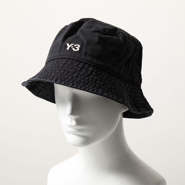 Y-3 ワイスリー バケットハット IX7000 メンズ コットン ロゴ刺繍 帽子 BLACK｜s-musee｜03