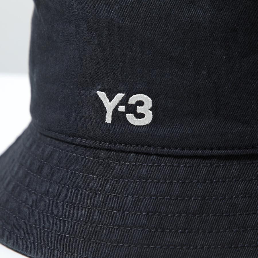 Y-3 ワイスリー バケットハット IX7000 メンズ コットン ロゴ刺繍 帽子
