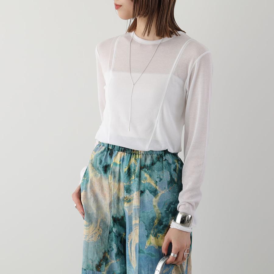 IHATOV（イーハトーブ） Tシャツ High twist cotton gauze long sleeve