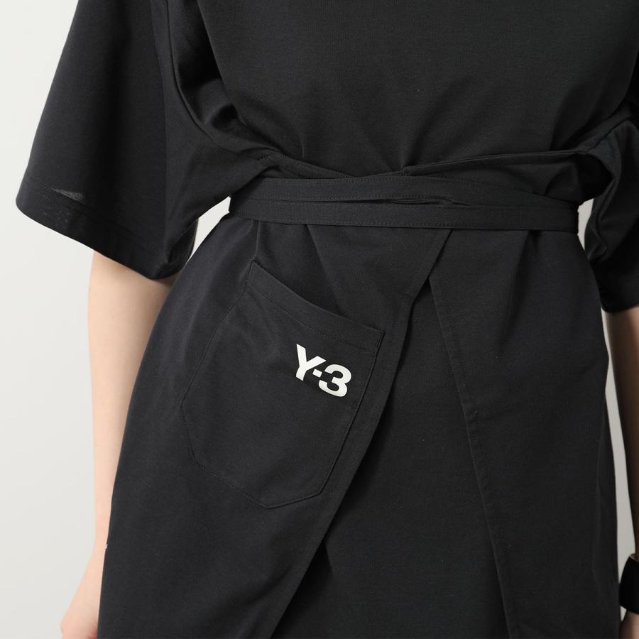 Y-3 ワイスリー Tシャツ CLOSURE SHIRT クロージャー シャツ IJ9782 レディース 半袖 クルーネック スリーストライプス ロゴ BLACK｜s-musee｜06