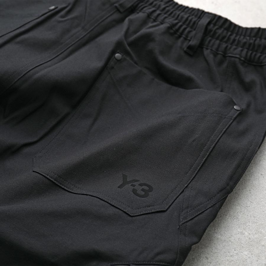 Y-3 ワイスリー ハーフパンツ WRKWR SHORTS ワーカー ショーツ IN4347 メンズ コットン カーゴパンツ BLACK ...