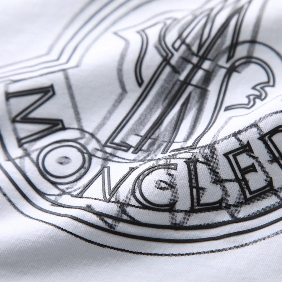 MONCLER Matt Black モンクレール マットブラックコレクション 半袖 Tシャツ 8C00028 89A17 メンズ 黒タグ コットン ロゴ クルーネック カラー2色の画像