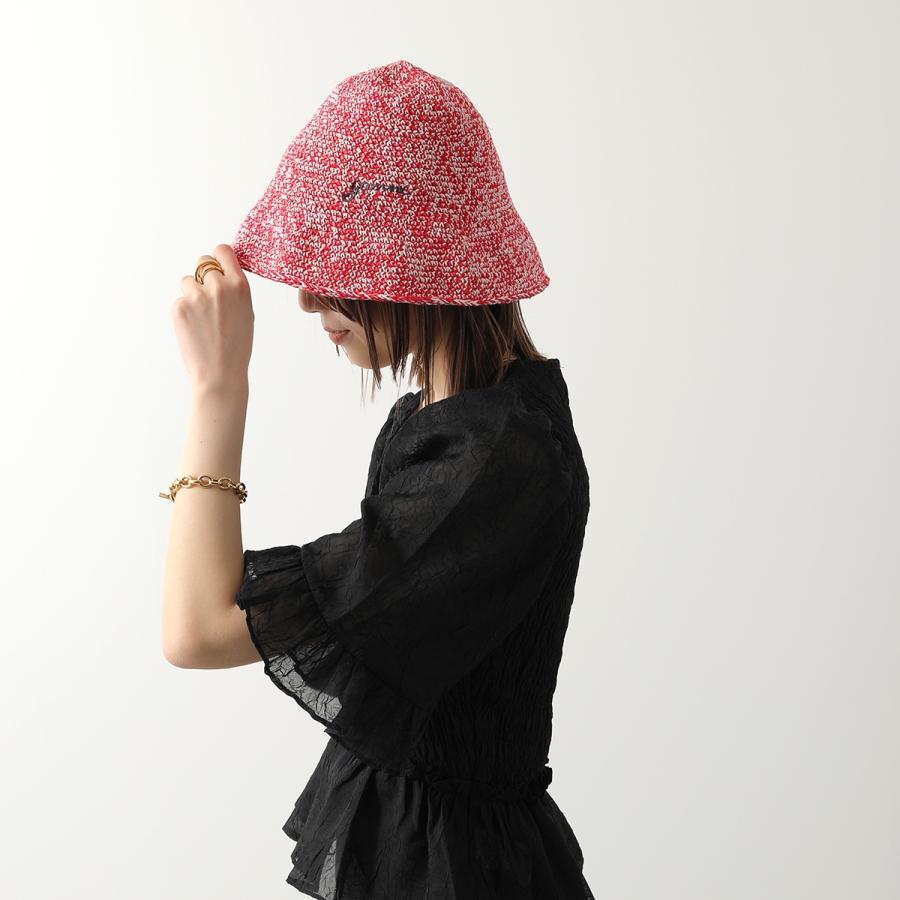 GANNI ガニー バケットハット Cotton Crochet Bucket Hat A5810 GANNI ガニー バケットハット Cotton Crochet Bucket Hat A5810