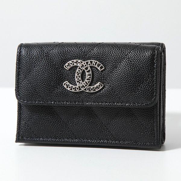 CHANEL（シャネル） 三つ折り財布 AP3827 B15620 MATELASSE マトラッセ