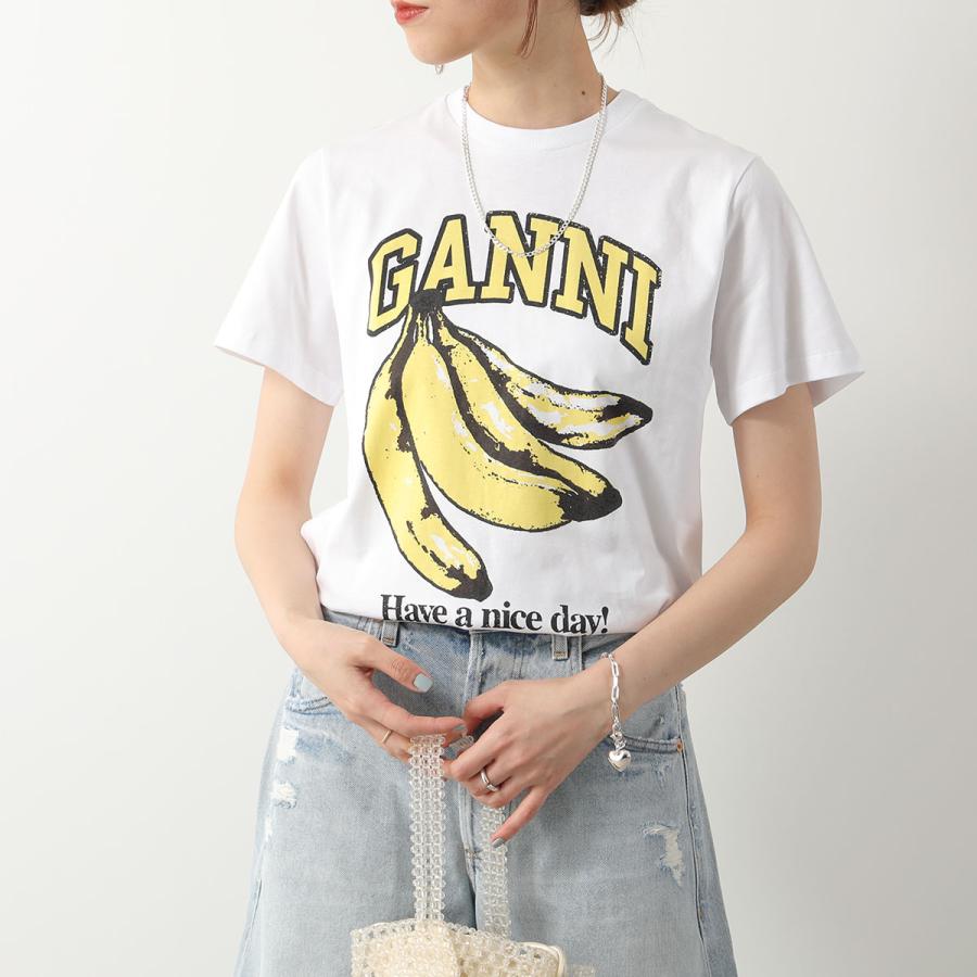 楽天市場】GANNI ガニー 半袖 Tシャツ Basic jersey Lemon Cherry 