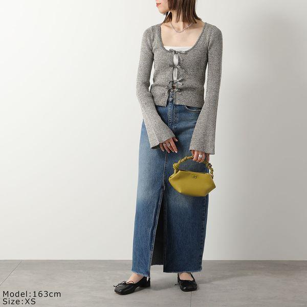 GANNI ガニー カーディガン Sparkle Rib blouse K2069 2623 GANNI ガニー カーディガン Sparkle Rib blouse K2069 2623