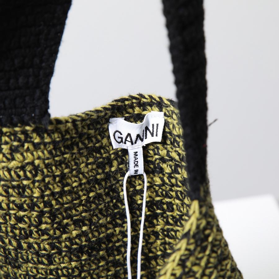 GANNI（ガニー） トートバッグ Cotton Crochet Frill Tote A5812 A5813