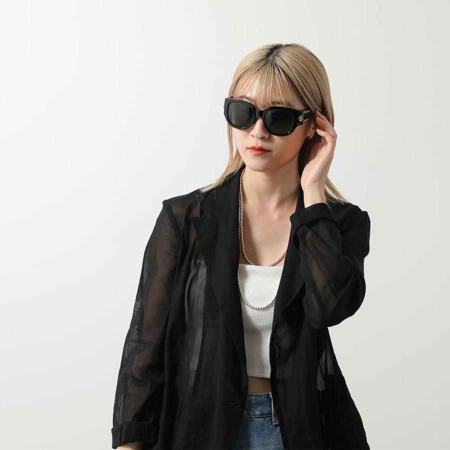 グッチ／GUCCI サングラス 眼鏡 レディース 女性 女性用 プラスチック ブラック 黒  GG0279SA オーバル GUCCI - グッチ／GUCCI サングラス 眼鏡 レディース 女性 女性用