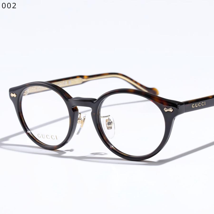 GUCCI（グッチ） メガネ GG1127OJ メンズ ボストン型 伊達メガネ ロゴ
