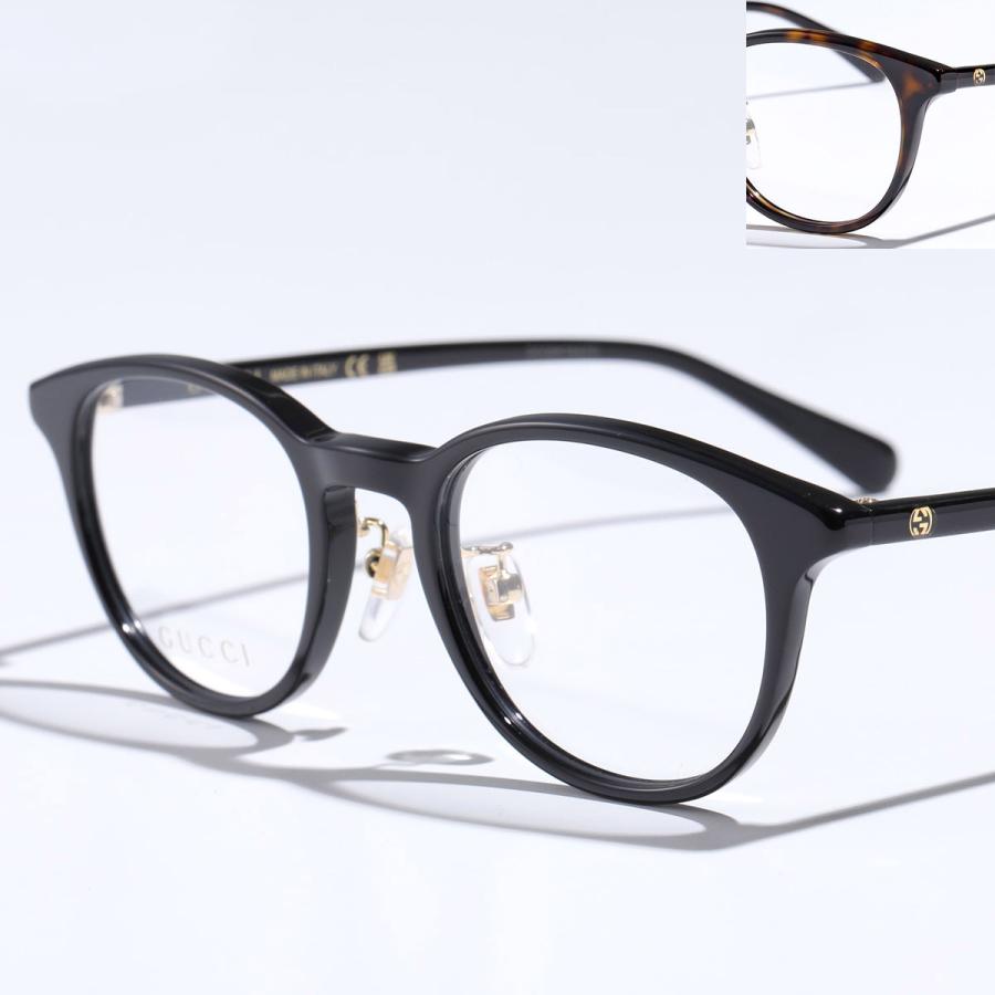 【極美品】GUCCI グッチ ボストン型 メガネ　度入りサングラス　ケース付き GUCCI（グッチ） メガネ GG1474OJ レディース ボストン ウェリントン