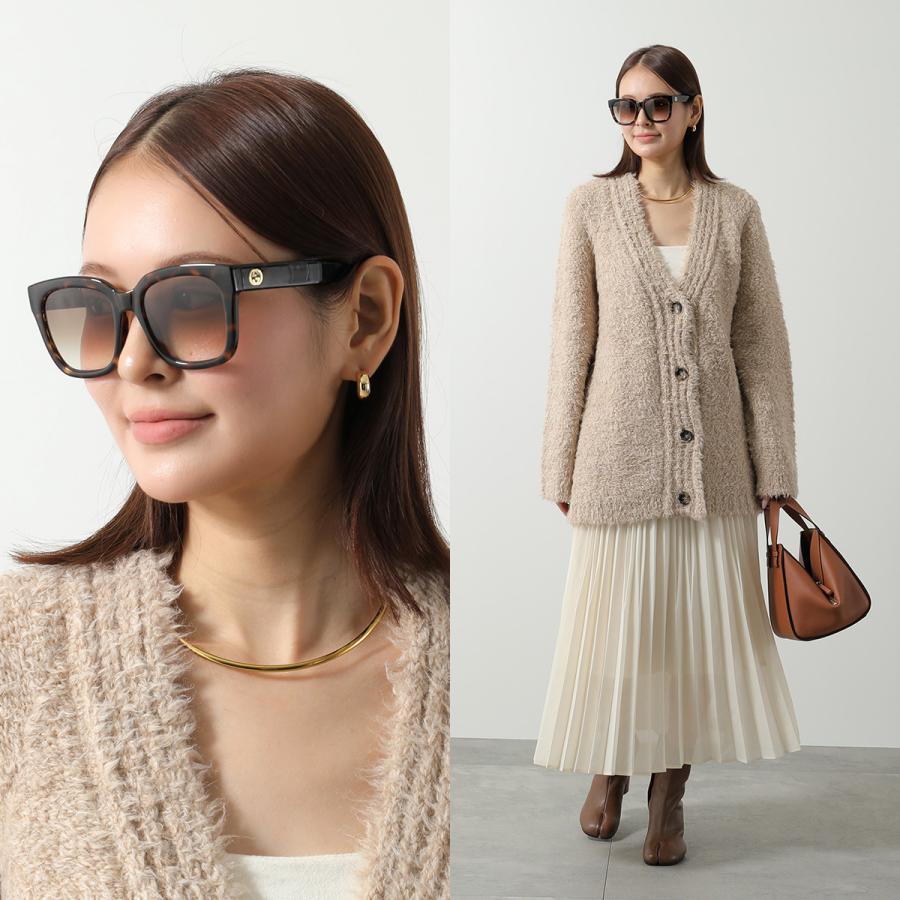 GUCCI グッチ サングラス GG1338SK GG1338S レディース 偏光レンズ ボストン ウェリントン セルフレーム アジアンフィット カラー6色の画像