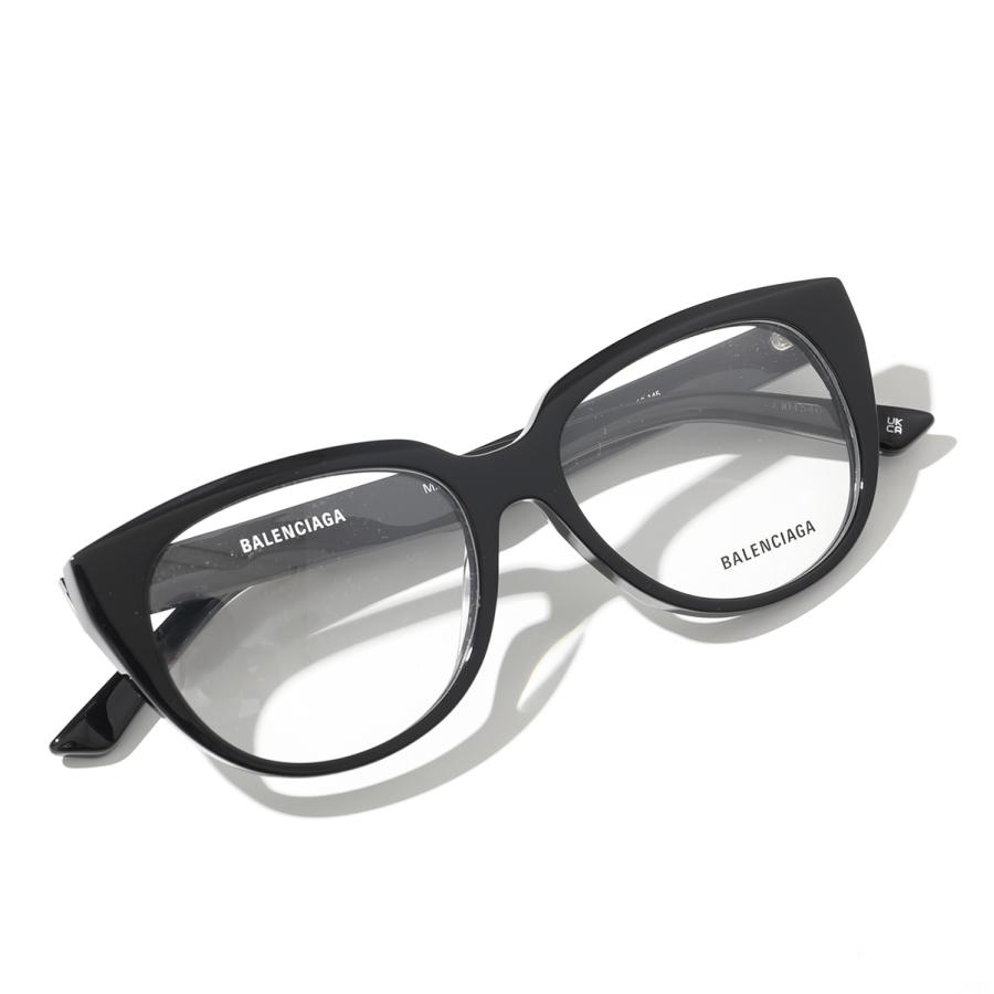 BALENCIAGA バレンシアガ BB01310 ブラックメガネ ケース付き BALENCIAGA（バレンシアガ） メガネ BB0131O レディース ウェリントン