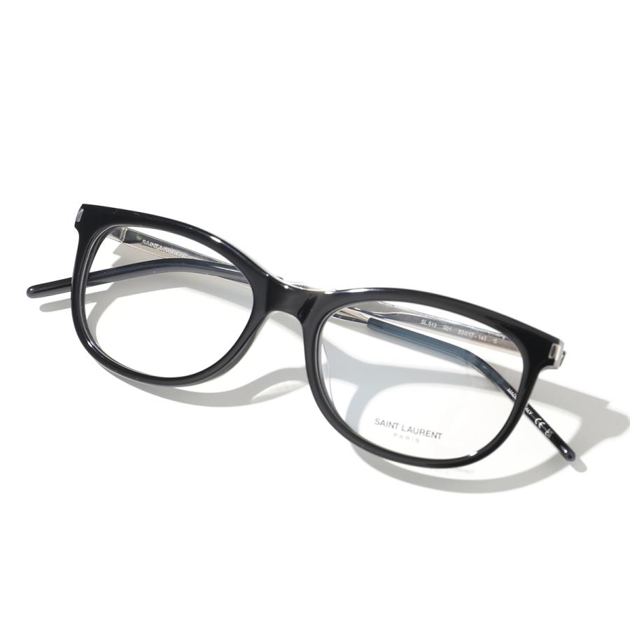 ★ YVES SAINT LAURENT ビンテージ 眼鏡フレーム ウェリントン SAINT LAURENT サンローラン メガネ SL 513 レディース ウェリントン型