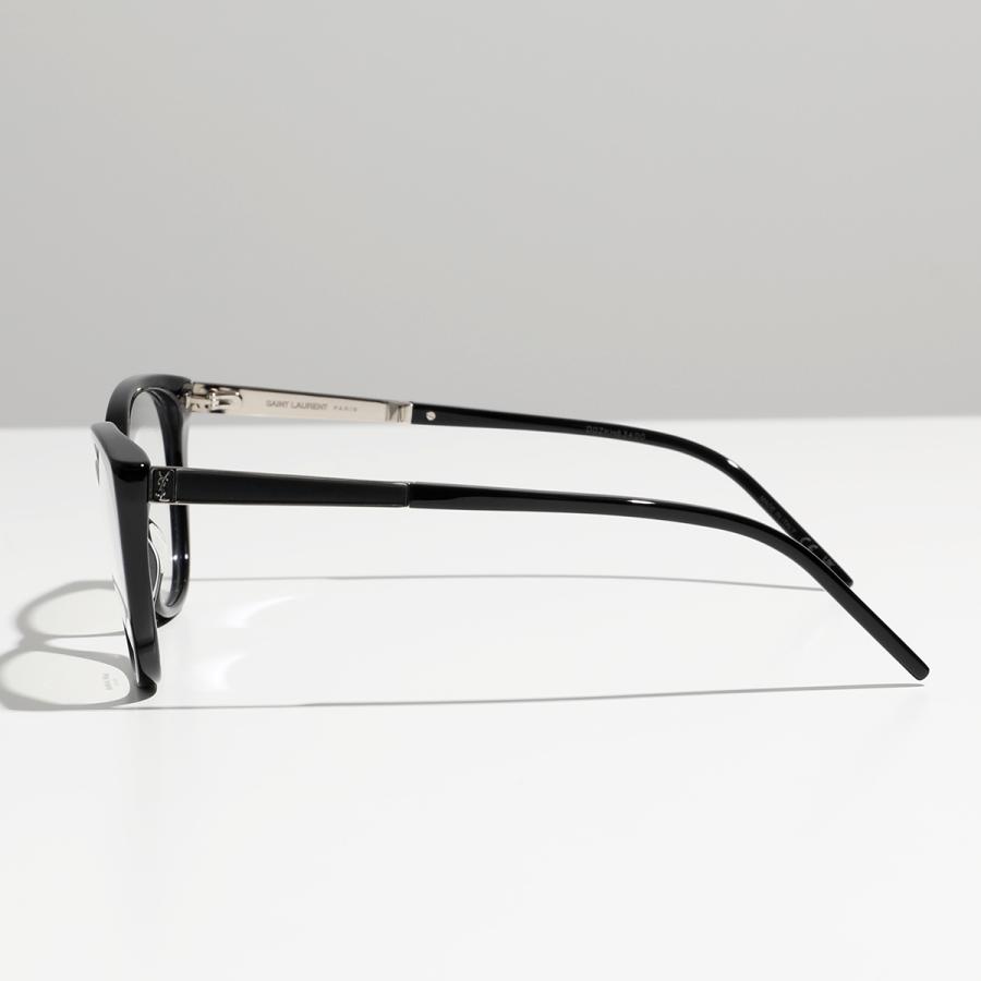 SAINT LAURENT サンローラン メガネ SL M72 メンズ ウェリントン型 伊達メガネ 眼鏡 めがね 黒縁メガネ カサンドラロゴ アイウェア 001｜s-musee｜11