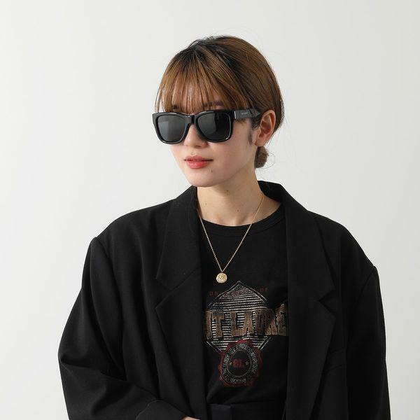 SAINT LAURENT サンローラン サングラス SL 674 レディース スクエア型 メガネ 伊達メガネ 眼鏡 ロゴ セルフレーム アイウェア 001の画像