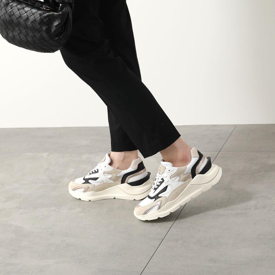 D.A.T.E. FUGA ダッドスニーカー　レザー　ホワイト　25.5㎝ D.A.T.E. スニーカー レディース FUGA date デイト 白 ホワイト