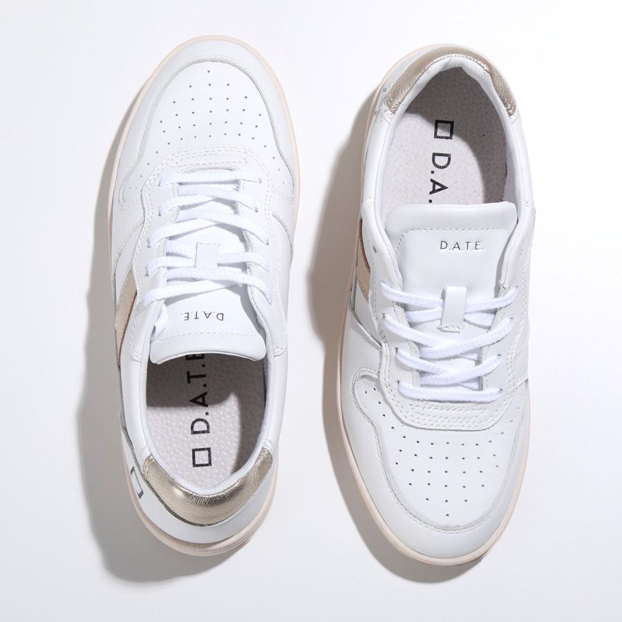美品　デイト　D.A.T.E. レザースニーカー　限定品　24.5 D.A.T.E. デイト スニーカー スニーカー レディース date スニーカー