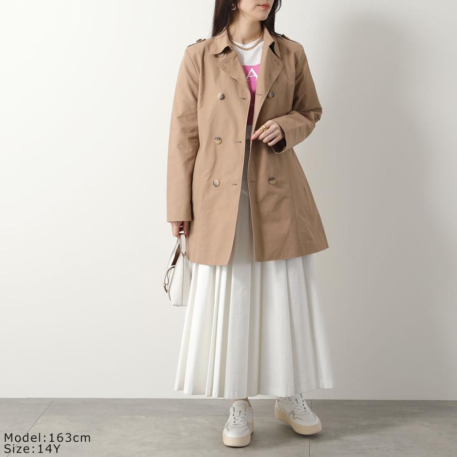美品　マックスアンドコー　刺繍トレンチコート　ベージュ　40 Max Mara（マックスマーラ） MAX MARA MAX&CO KIDS マックス＆コー