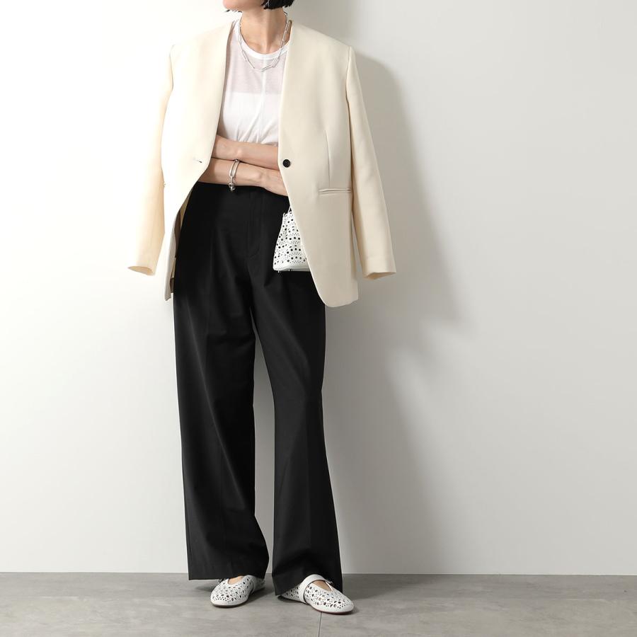 ALAIA アライア バレエシューズ BALLERINAS AA3A029CK216 レディース レザー フラットシューズ メリージェーンシューズ 靴 カラー2色の画像