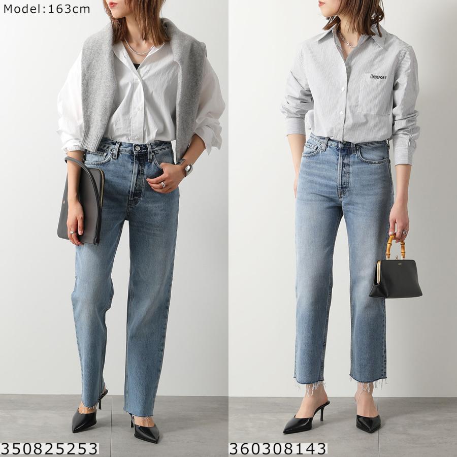 Toteme トーテム ジーンズ CLASSIC CUT DENIMU 222 235 741 レディース デニムパンツ オーガニックコットン ストレート 485/WORN-BLUE｜s-musee｜11