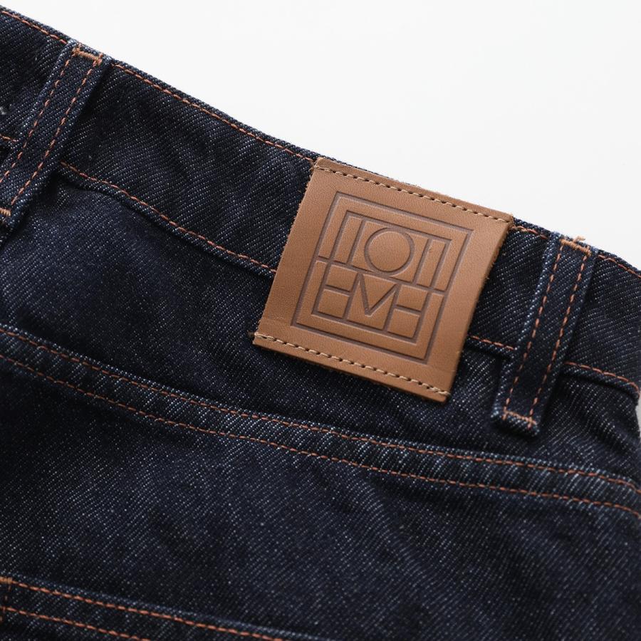 Toteme トーテム ジーンズ BERREL JEG DENIMU 221 238 741 レディース デニムパンツ Gパン オーガニックコットン テーパード 290/RAW-BLUE｜s-musee｜10