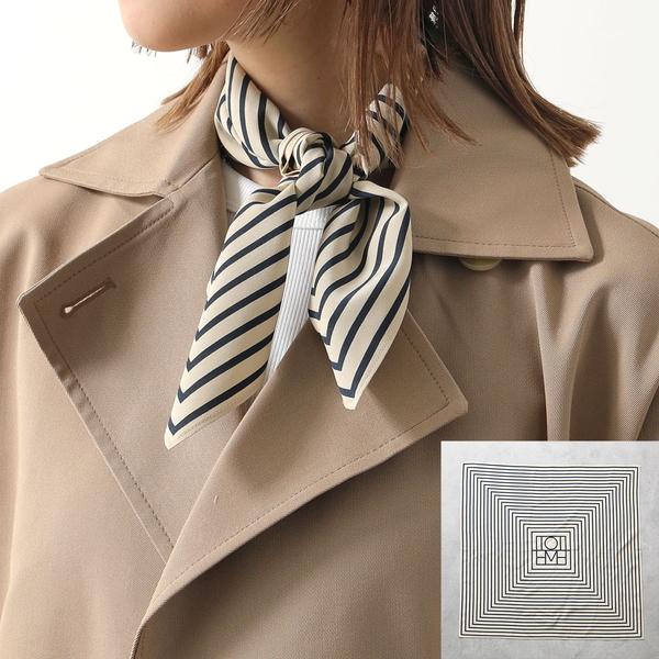 TOTEME（トーテム） スカーフ SIGNATURE MONOGRAM SILK 211 852 800