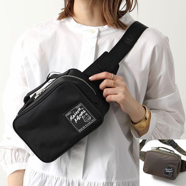美品 メゾンキツネ MAISON KITSUNE 2way ボディバッグ MAISON KITSUNE（メゾン キツネ） ボディバッグ LM05162WQ1001