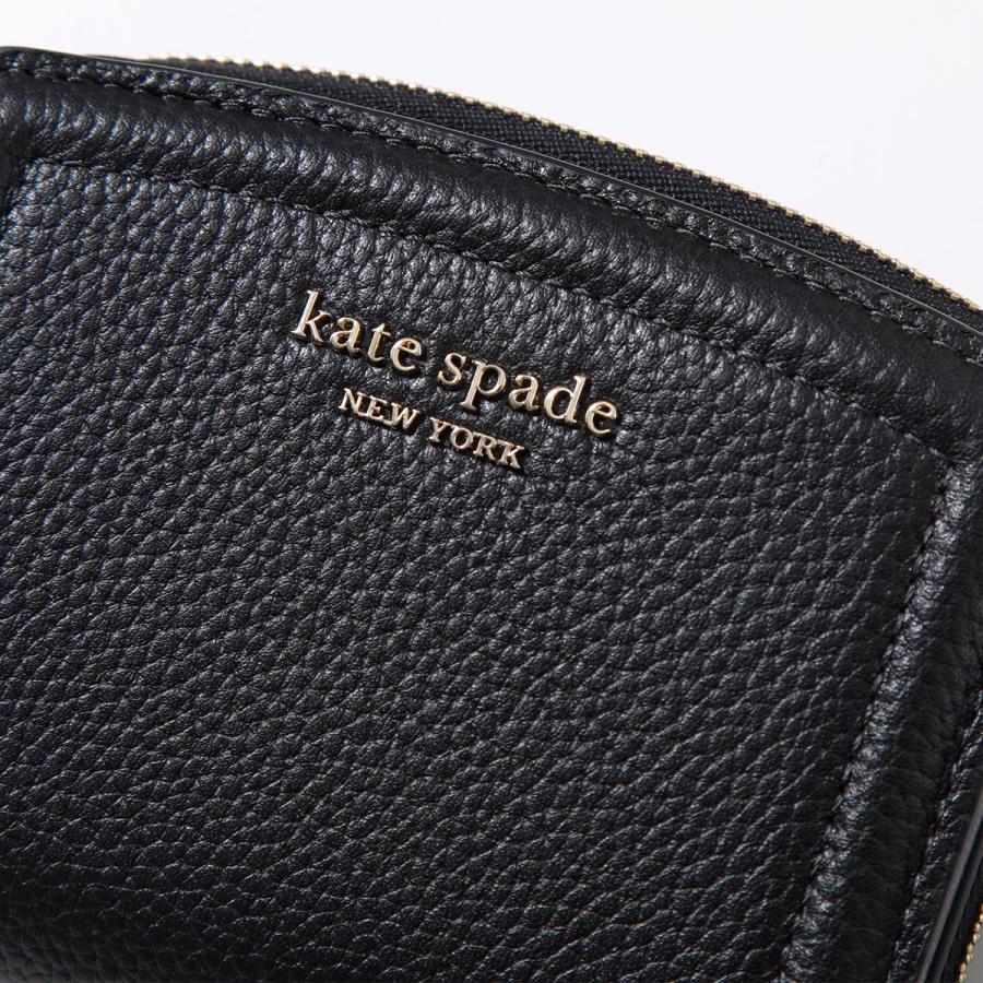 Kate spade ケイトスペード 二つ折り財布 Knott pebbled leather small compact wallet K5610 レディース レザー メタルロゴ カラー2色｜s-musee｜13