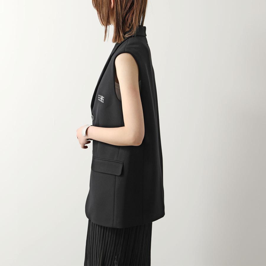 エムエムシックス ベスト サイズ38 L - 黒 Maison Margiela（メゾンマルジェラ） エムエム 6 MM6 Maison Margiela