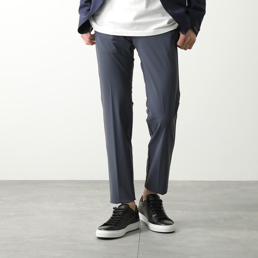 ジェルマーノ トラベル エディション ネイビー スラックス パンツ 446 GERMANO（ジェルマーノ） テーパードパンツ GLOBE TROTTER 3GCG 8814