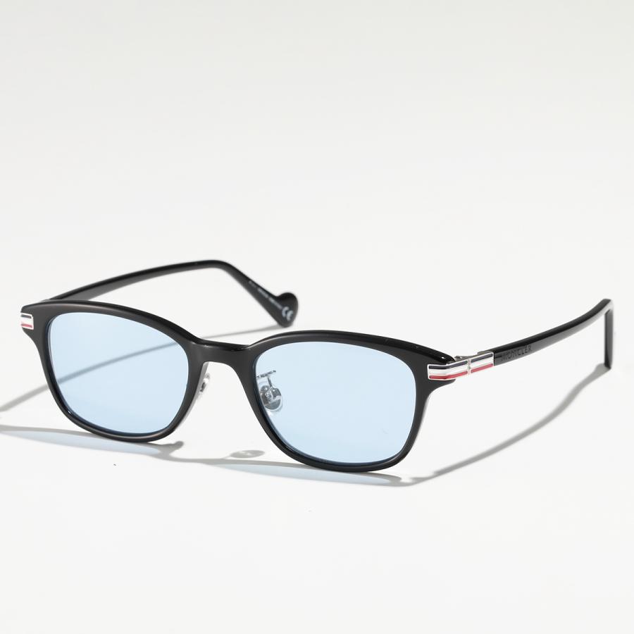 MONCLER モンクレール メガネ ML5116-D メンズ カラーレンズ スクエア型 眼鏡 めがね ロゴ レジングS ロリアンBL アイウェア サングラス カラー2色｜s-musee｜15