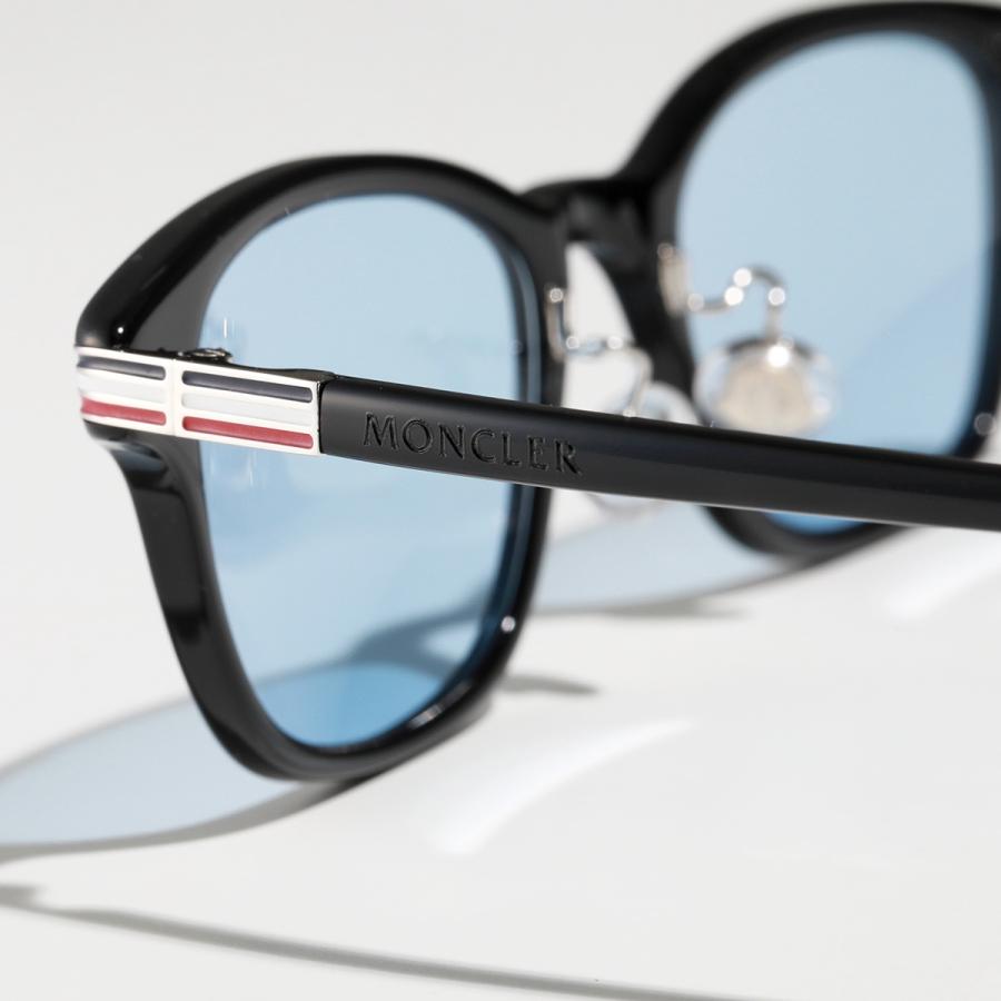MONCLER モンクレール メガネ ML5116-D メンズ カラーレンズ スクエア型 眼鏡 めがね ロゴ レジングS ロリアンBL アイウェア サングラス カラー2色｜s-musee｜17
