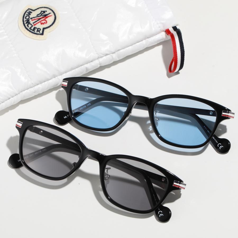 MONCLER モンクレール メガネ ML5116-D メンズ カラーレンズ スクエア型 眼鏡 めがね ロゴ レジングS ロリアンBL アイウェア サングラス カラー2色｜s-musee｜04