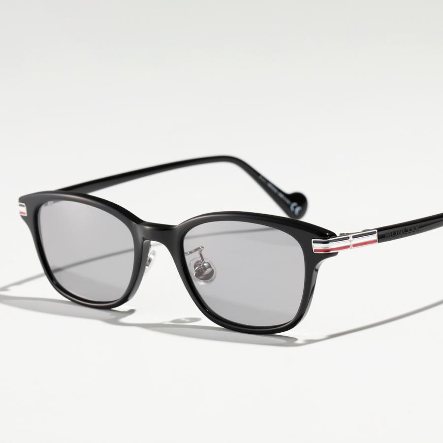 MONCLER モンクレール メガネ ML5116-D メンズ カラーレンズ スクエア型 眼鏡 めがね ロゴ レジングS ロリアンBL アイウェア サングラス カラー2色｜s-musee｜05