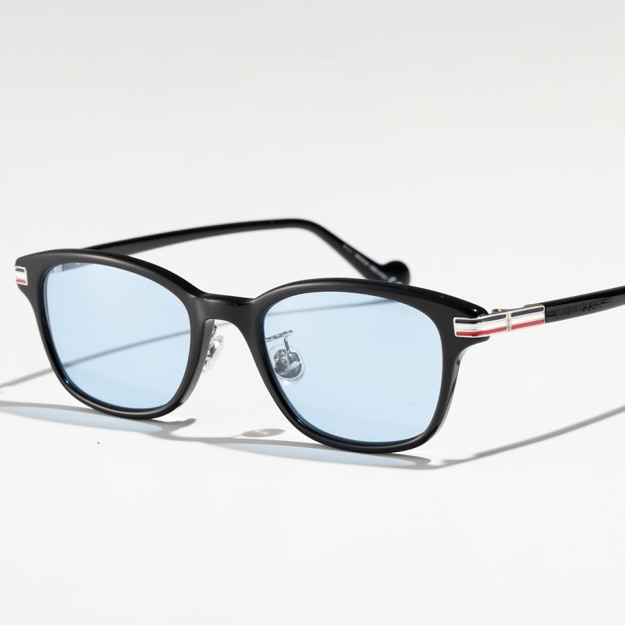 MONCLER モンクレール メガネ ML5116-D メンズ カラーレンズ スクエア型 眼鏡 めがね ロゴ レジングS ロリアンBL アイウェア サングラス カラー2色｜s-musee｜10
