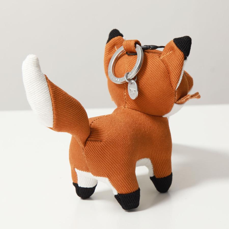 メゾンキツネ　フォックス バッグチャーム キーホルダー ぬいぐるみ パッチワーク MAISON KITSUNE（メゾン キツネ） キーホルダー MM06906WW0105