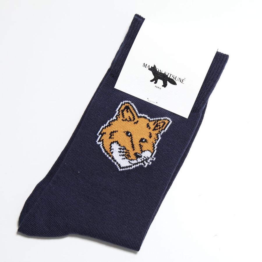MAISON KITSUNE（メゾン キツネ） クルーソックス FOX HEAD SOCKS