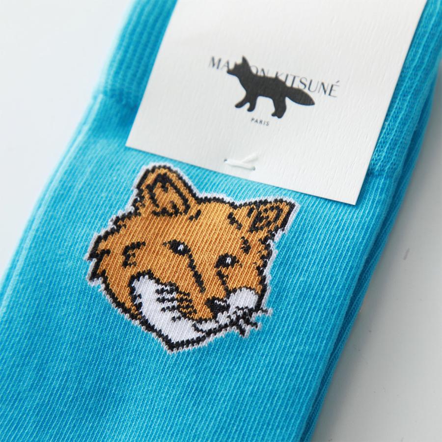 MAISON KITSUNE（メゾン キツネ） クルーソックス FOX HEAD SOCKS