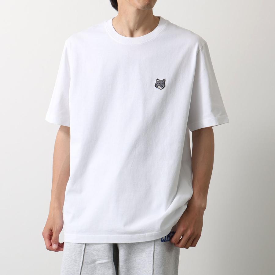 【新品】MAISON KITSUNE メゾンキツネ フォックスTシャツ 白 M MAISON KITSUNE（メゾン キツネ） Tシャツ BOLD FOX HEAD フォックス