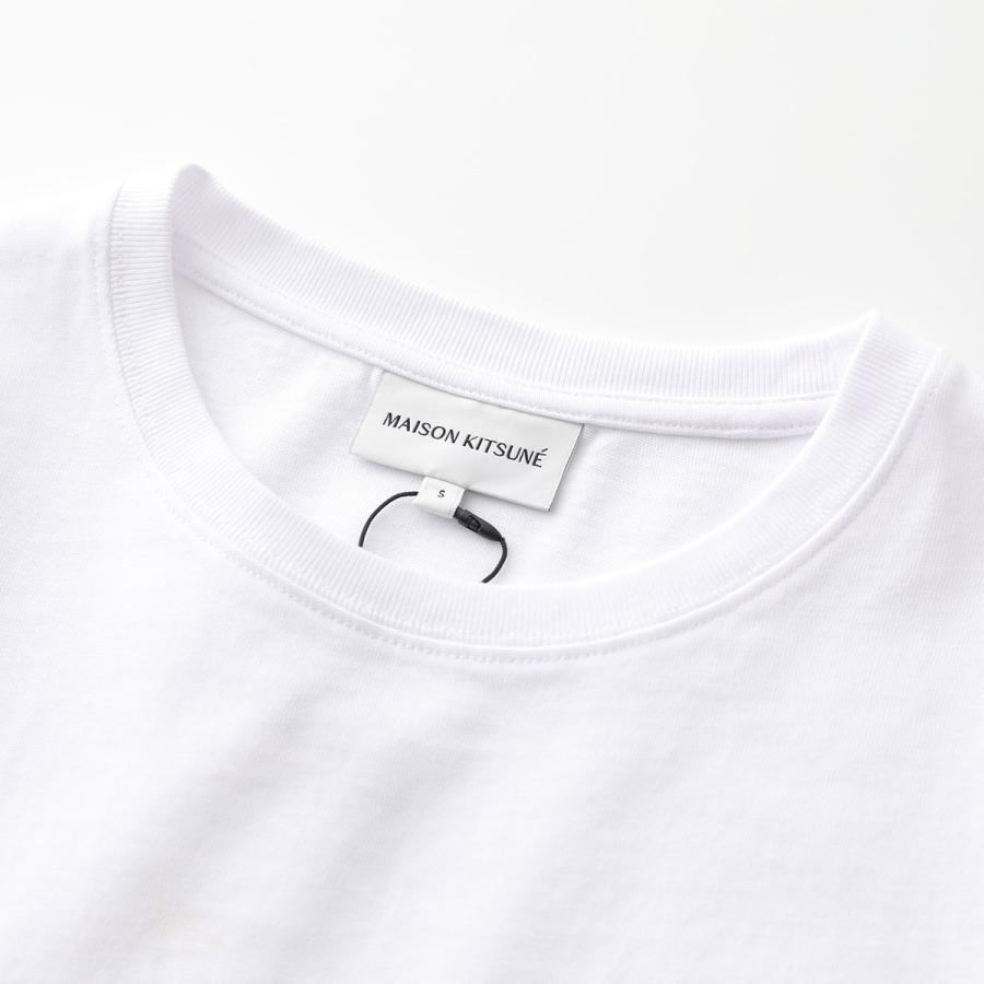 MAISON KITSUNE メゾンキツネ Tシャツ BOLD FOX HEAD PATCH COMFORT TEE SHIRT MW00111KJ0119 MW00127KJ0119 レディース 半袖 カットソー カラー5色｜s-musee｜19